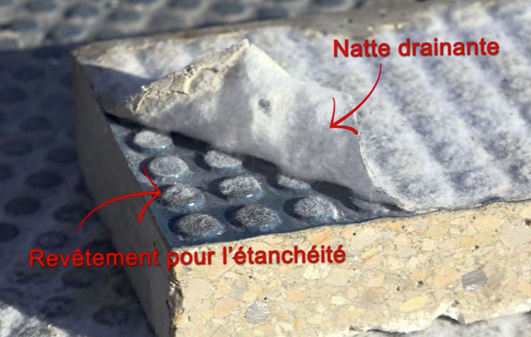 terrasse sur mesure sur poutre drainante